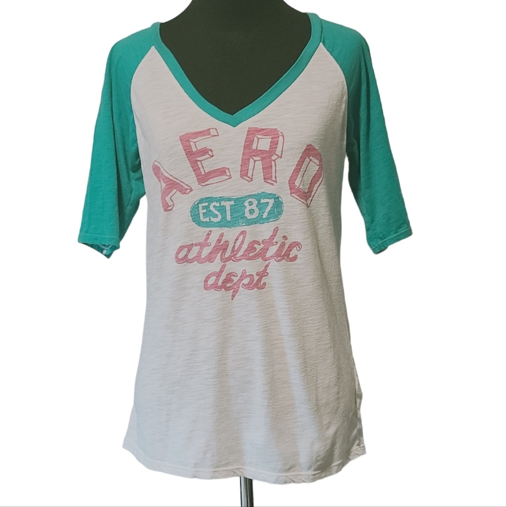 Aeropostale V-Neck Jersey Size L